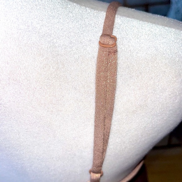 Express Metallic V-Neck Downtown Cami in the color “Ginger” Women’s Size X-Small - Picture 8 of 11